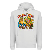 Dove Grey im just here for the tacos Premium Hoodie - CTS Tumbler Store