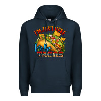 Navy im just here for the tacos Premium Hoodie - CTS Tumbler Store