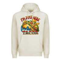 Oatmeal Heather im just here for the tacos Premium Hoodie - CTS Tumbler Store