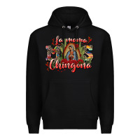 Black la mama mos chingona Premium Hoodie - CTS Tumbler Store