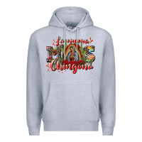 Heather Grey la mama mos chingona Premium Hoodie - CTS Tumbler Store