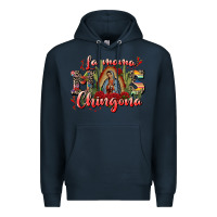 Navy la mama mos chingona Premium Hoodie - CTS Tumbler Store