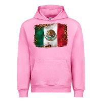 Fuchsia Pink mexican and leopard flag Urban Hoodie - CTS Tumbler Store