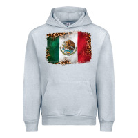 Heather Grey mexican and leopard flag Urban Hoodie - CTS Tumbler Store