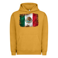 Pigment Peanut Butter mexican and leopard flag Urban Hoodie - CTS Tumbler Store
