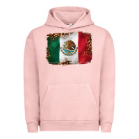 Pigment Salmon mexican and leopard flag Urban Hoodie - CTS Tumbler Store