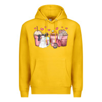 Lemon wedding bride coffee cups Premium Hoodie - Zillion Design Studio