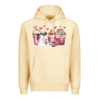 Pina Colada wedding bride coffee cups Premium Hoodie - Zillion Design Studio