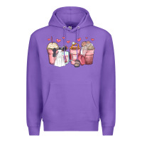 Wedding Bride Coffee Cups Premium Hoodie | Teevron