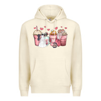 Sandshell wedding bride coffee cups Premium Hoodie - Zillion Design Studio