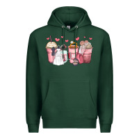 Sports Green wedding bride coffee cups Premium Hoodie - Zillion Design Studio