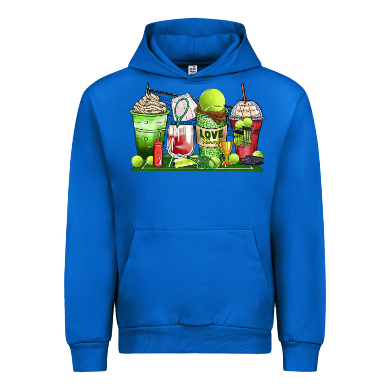 Tennis Coffee Cups Urban Hoodie by Zillion Design Studio | Teevron
