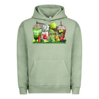 Pigment Oil Green tennis coffee cups Urban Hoodie - Zillion Design Studio