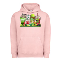 Pigment Salmon tennis coffee cups Urban Hoodie - Zillion Design Studio
