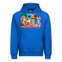 Cobalt travel coffee cups Urban Hoodie - Zillion Design Studio
