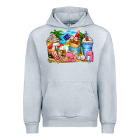 Heather Grey travel coffee cups Urban Hoodie - Zillion Design Studio