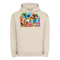 Pigment French Oak travel coffee cups Urban Hoodie - Zillion Design Studio