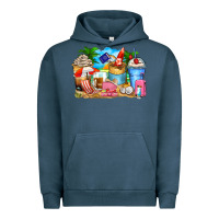 Pigment Midnight Navy travel coffee cups Urban Hoodie - Zillion Design Studio