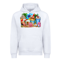 White travel coffee cups Urban Hoodie - Zillion Design Studio