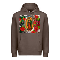 Coffee Lady of Guadalupe Premium Hoodie - CTS Tumbler Store