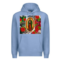 Colony Blue Lady of Guadalupe Premium Hoodie - CTS Tumbler Store