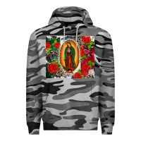 Slate Camo Lady of Guadalupe Premium Hoodie - CTS Tumbler Store