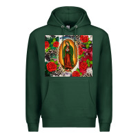 Sports Green Lady of Guadalupe Premium Hoodie - CTS Tumbler Store