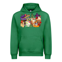 Emerald mexican dia de los muertos coffee cups Urban Hoodie - CTS Tumbler Store