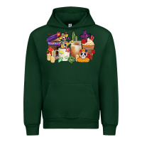 Forest Green mexican dia de los muertos coffee cups Urban Hoodie - CTS Tumbler Store