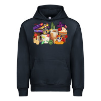 Navy mexican dia de los muertos coffee cups Urban Hoodie - CTS Tumbler Store