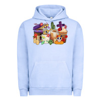 Pigment Grape Ice mexican dia de los muertos coffee cups Urban Hoodie - CTS Tumbler Store