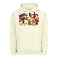 Pigment Pistachio mexican dia de los muertos coffee cups Urban Hoodie - CTS Tumbler Store