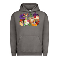 Pigment Tornado mexican dia de los muertos coffee cups Urban Hoodie - CTS Tumbler Store