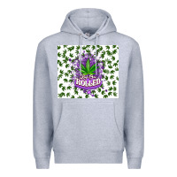 Heather Grey keep one rolled weed Premium Hoodie - CTS Tumbler Store