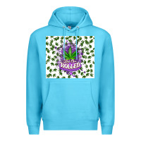 Ocean Blue keep one rolled weed Premium Hoodie - CTS Tumbler Store
