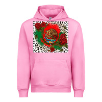 Fuchsia Pink mexican flag and roses Urban Hoodie - CTS Tumbler Store