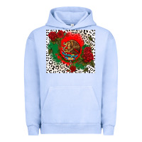 Pigment Grape Ice mexican flag and roses Urban Hoodie - CTS Tumbler Store