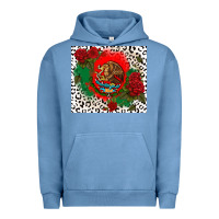 Pigment Pebble Blue mexican flag and roses Urban Hoodie - CTS Tumbler Store