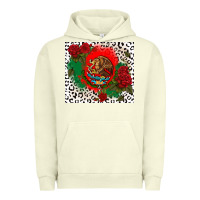 Pigment Pistachio mexican flag and roses Urban Hoodie - CTS Tumbler Store