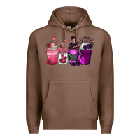 Chestnut wednesday and enid coffee cups Premium Hoodie - Zillion Design Studio