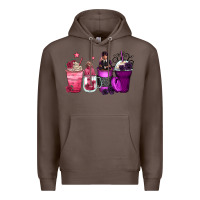 Coffee wednesday and enid coffee cups Premium Hoodie - Zillion Design Studio