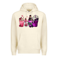 Sandshell wednesday and enid coffee cups Premium Hoodie - Zillion Design Studio