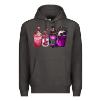 Smoke wednesday and enid coffee cups Premium Hoodie - Zillion Design Studio