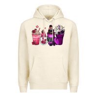 Tofu wednesday and enid coffee cups Premium Hoodie - Zillion Design Studio