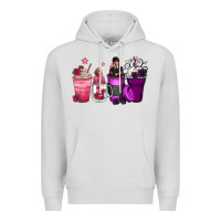 Dove Grey wednesday and enid coffee cups Premium Hoodie - Zillion Design Studio