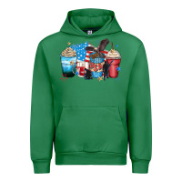 Emerald usa coffee cups Urban Hoodie - Zillion Design Studio