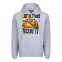 Heather Grey lets taco bout it Premium Hoodie - CTS Tumbler Store