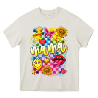 Cream Mama Heavy Core Tee - CowhideDigitalArt