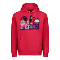 Cardinal wednesday coffee cups Premium Hoodie - Zillion Design Studio