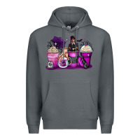 Rock wednesday coffee cups Premium Hoodie - Zillion Design Studio